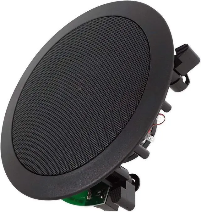 Alt view image 5 of 5 - Rockville 2 CC525T Black 5.25" Commercial 70v Ceiling Speakers for Restaurant