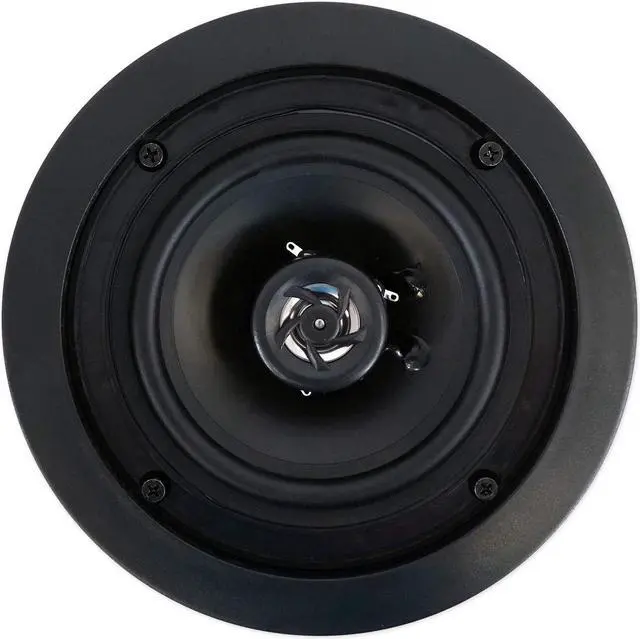 Alt view image 3 of 5 - Rockville 2 CC525T Black 5.25" Commercial 70v Ceiling Speakers for Restaurant