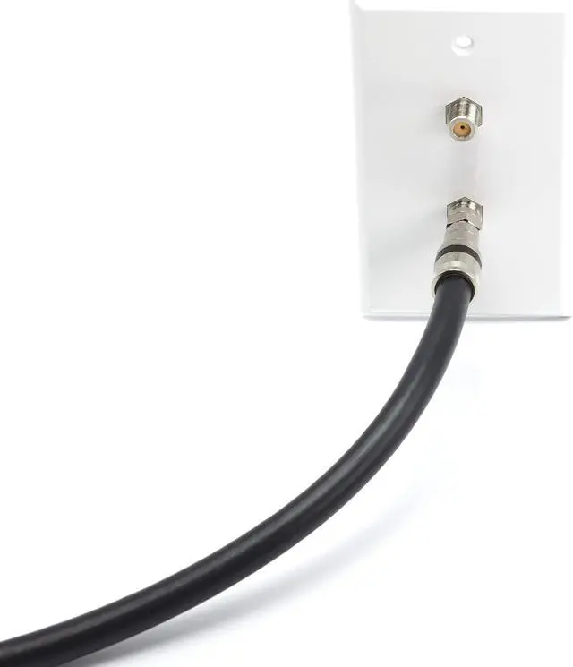 Alt view image 3 of 5 - THE CIMPLE CO 200 Feet - RG-11 Coaxial Cable F Type Cable High Definition with RG11 Coax Compression Connectors - (Black)