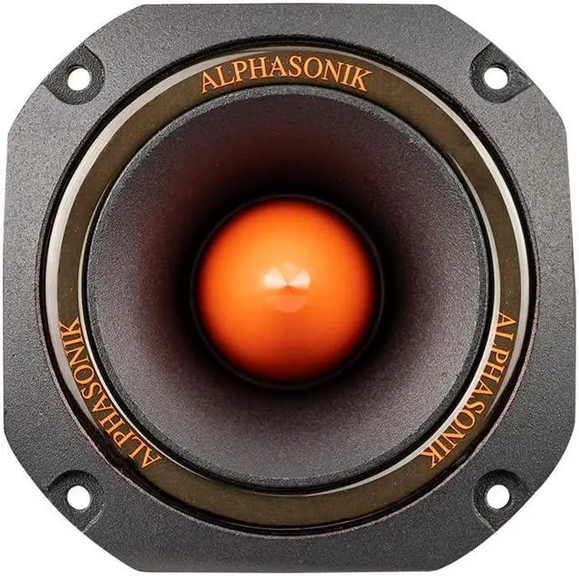 Alt view image 3 of 5 - Alphasonik ABT22 Dynamis Series 4.5" Bullet Tweeter 4-Ohm 400 Watts Max Cast Frame with aluminum bullet phase plug and ferrite magnet