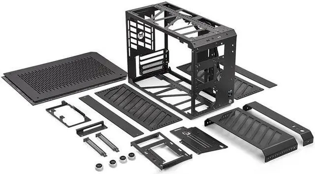 Alt view image 3 of 5 - Mechanical Master C+Max Desktop Compact with Handle - MATX case,Specially Designed for Longer GPUs, Supporting 240 AIO and ATX14cm/SFX PSU, Multi-Function Bracket (HDD/Fan) (Elegant Black)