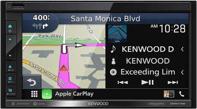 Alt view image 5 of 5 - KENWOOD DNR476S 6.8" Car Stereo, Garmin Navigation Built in, Inrix Traffic Service, CarPlay and Android Auto, Bluetooth, (Does Not Play DVD's)