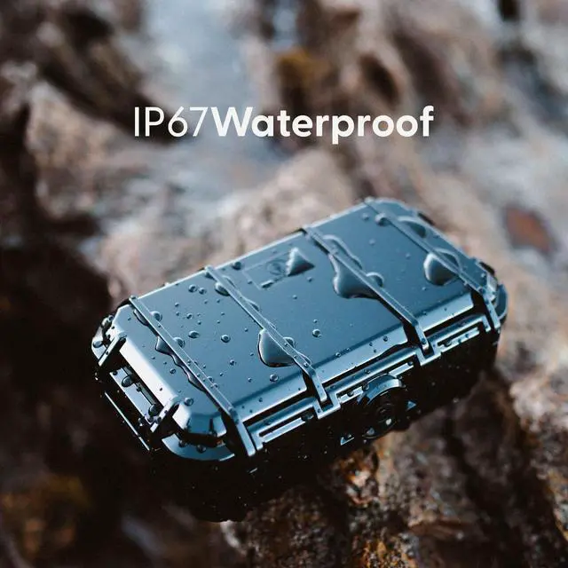 Alt view image 3 of 5 - Evergreen ToughBox Tech Organizer - For Camera, Cables, Hard Drives, Compatible with GoPro etc.(Medium, Rubber Boot, Orange)
