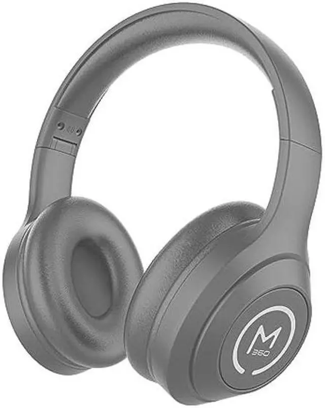 Alt view image 5 of 5 - Morpheus 360 Comfort Plus Wireless Over-Ear Headphones - Bluetooth Headset with Microphone - 10H Playtime - HP6500G (Grey)