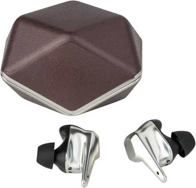 Alt view image 2 of 4 - HIFIMAN SVANAR Wireless LE Noise Cancelling Bluetooth in-Ear Hi-Fi Earphones with Hymalaya DAC, Topology Diaphragm Driver, IPX5 Water/Sweat Resistant, Brown