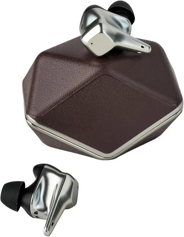 Alt view image 4 of 4 - HIFIMAN SVANAR Wireless LE Noise Cancelling Bluetooth in-Ear Hi-Fi Earphones with Hymalaya DAC, Topology Diaphragm Driver, IPX5 Water/Sweat Resistant, Brown