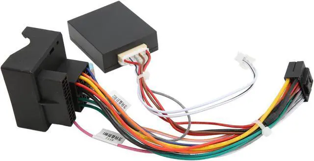Alt view image 5 of 5 - Qiilu Radio Wiring Harness, 16pin Wire Harness Power Cable with Canbus Box for Android Navigation Replacement for E53 X5 E39 5 Series