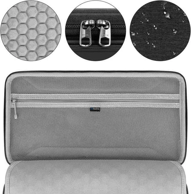 Alt view image 4 of 5 - Geekria 65% Keyboard Case with Knob, Hard Shell Travel Carrying Bag for 68 Keys Compact Keyboard, Compatible with Keychron Q2, Keychron Q2 Pro, Keychron V2, Nuphy Halo65