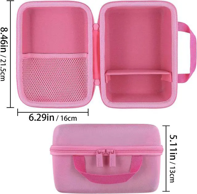 Alt view image 5 of 5 - co2CREA Hard Case Compatible with Yoto Player 3rd Generation Kids Screen-Free Bluetooth Audio Speaker Plays Audiobook Cards Radio and Card Case Hold up to 36 Yoto Player Cards, Pink Case