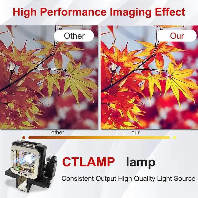 Alt view image 5 of 5 - CTLAMP Original PK-L2312U / PK-L2312UP OEM Replacement Projector Lamp Bulb with Housing Compatible with JVC DLA-X95R DLA-X500R DLA-X700R DLA-X900R