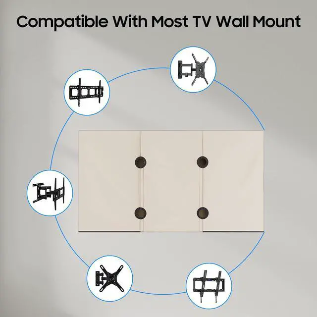 Alt view image 5 of 5 - SYLVOX Outdoor TV Cover, 600D TV Cover for 70 to 75 inches TV, Waterproof, Weatherproof and Dust-Proof TV Screen Cover with Remote Control Pocket, Perfect for outdoor TV protection, Khaki