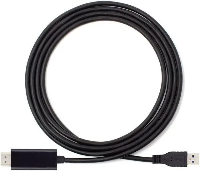 Alt view image 2 of 5 - xiwai USB to HDMI Adapter Cable for Desktop Laptop PC, USB 3.0 to HDMI Male HD 1080P Projector Video Monitor Converter Cord 6FT