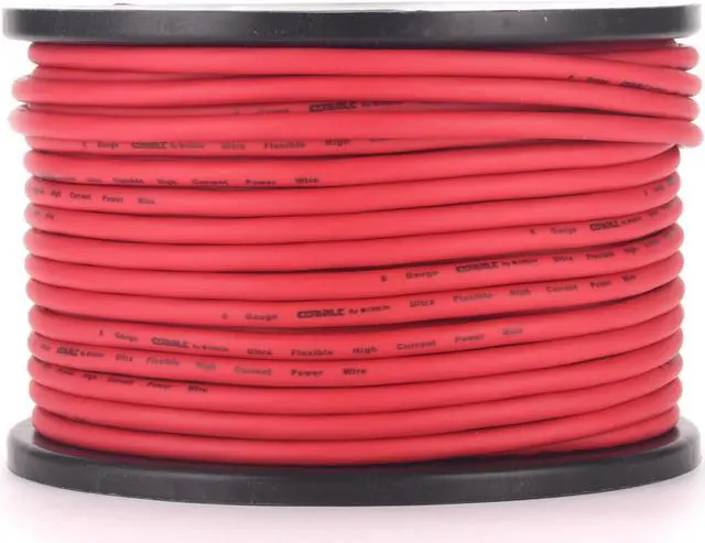 Alt view image 3 of 3 - Orion Cobalt PW8200R 8 Gauge Wire (200ft) Copper Clad Aluminum CAA - High Powered Car Audio/Amplifier Power & Ground Cable, Battery Cable, Home Speaker Stereo, Welding Battery, RV Trailer Wiring