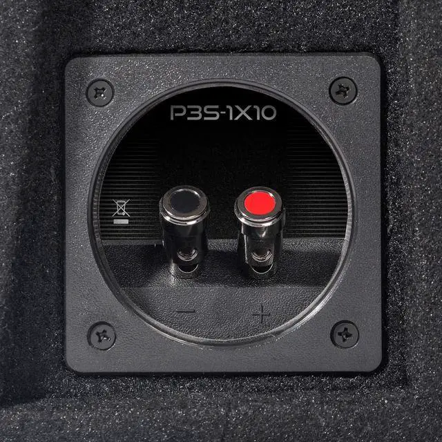 Alt view image 4 of 4 - Rockford Fosgate Punch P3S-1X10 P3S Single 10" Shallow Loaded Enclosure Subwoofer