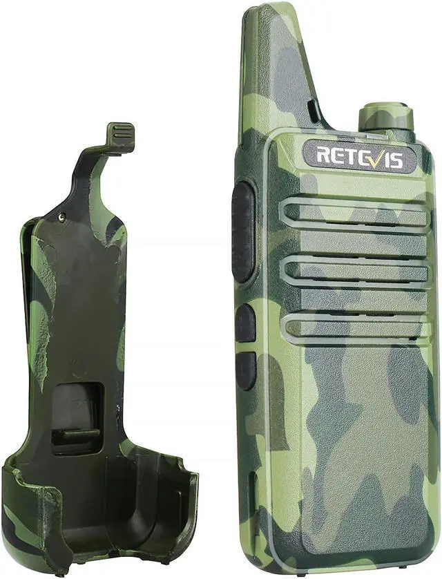Alt view image 5 of 5 - Retevis RT22 Walkie Talkies Rechargeable, Voice Activated, Emergency Alarm, Outdoor Cruise Ship ATV Hunting Skiing Handheld Two Way Radio Walkie-Talkies (4 Pack,Camouflage)
