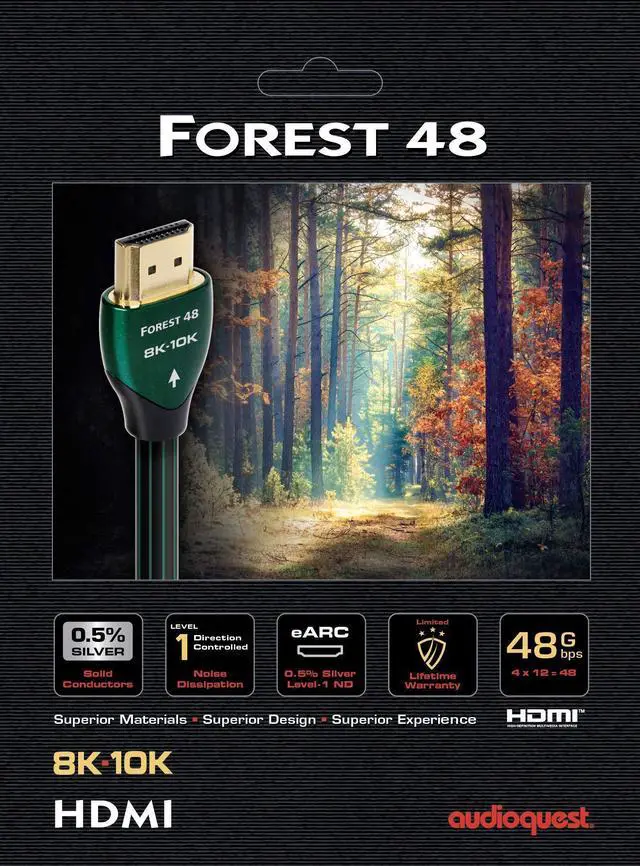 Alt view image 4 of 4 - AudioQuest 1.5M Forest HDMI 48G