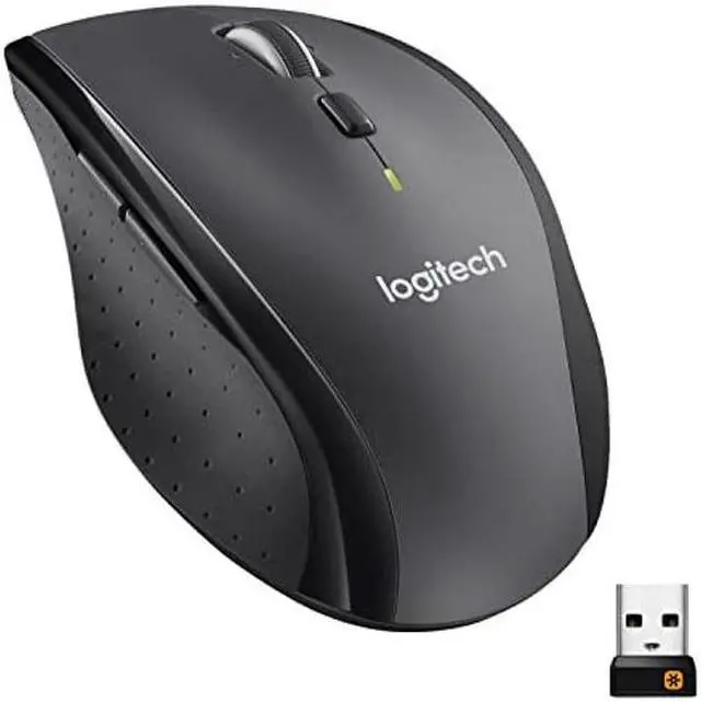 Main image of Logitech M705 Marathon Wireless Mouse, 2.4 GHz USB Unifying Receiver, 1000 DPI, 5-Programmable Buttons, 3-Year Battery, Compatible with PC, Mac, Laptop, Chromebook - Black