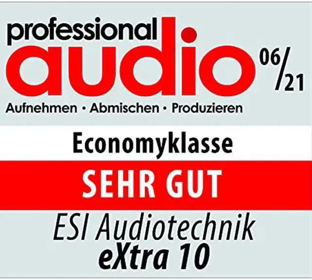Alt view image 4 of 4 - ESI Extra 10 | Professional Over-Ear Modeling Headphones Wired with dSONIQ Realphones Modeling Software, Mixing Headphones for Audio Recording
