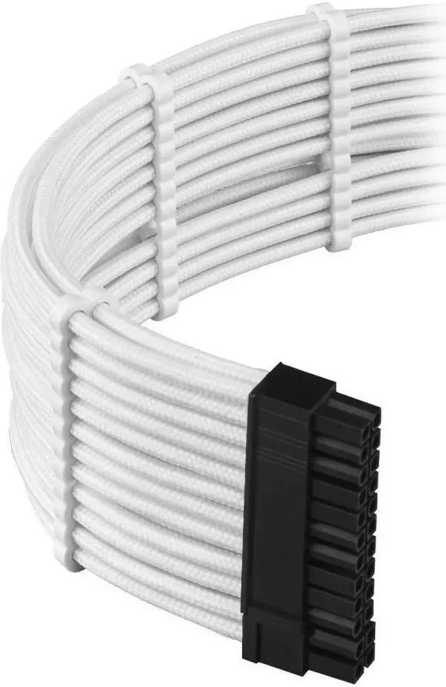 Alt view image 2 of 3 - CableMod RT-Series Pro ModFlex Sleeved Cable Kit for ASUS/Seasonic/Phanteks Revolt (White)