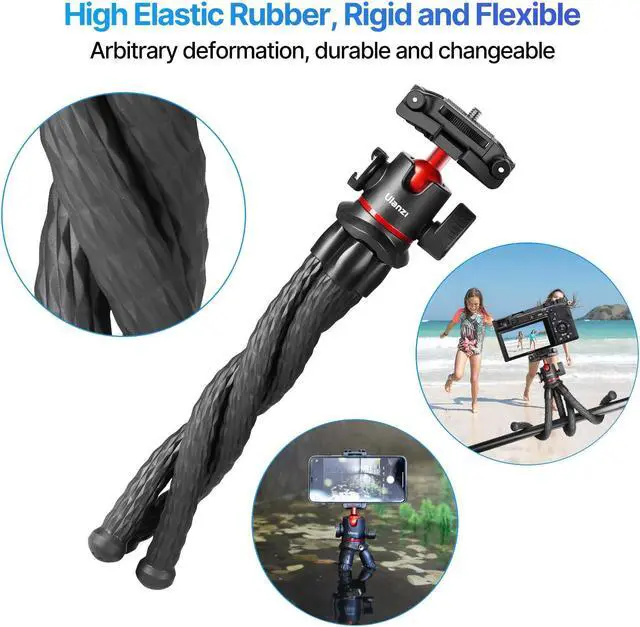 Alt view image 5 of 5 - ULANZI MT-33 Camera Tripod,Flexible Mini Tripod with 1/4" Screw for Magic Arm,Octopus Tripod Compatible with Iphone 12 Samsung Canon Nikon Sony Cameras