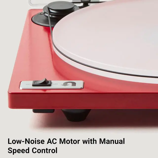 Alt view image 2 of 5 - U-Turn Audio - Orbit Plus (Gen 2) Turntable with Built-in Preamp, Red
