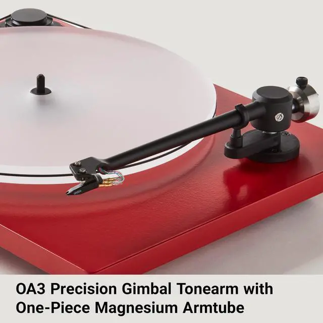 Alt view image 3 of 5 - U-Turn Audio - Orbit Plus (Gen 2) Turntable with Built-in Preamp, Red