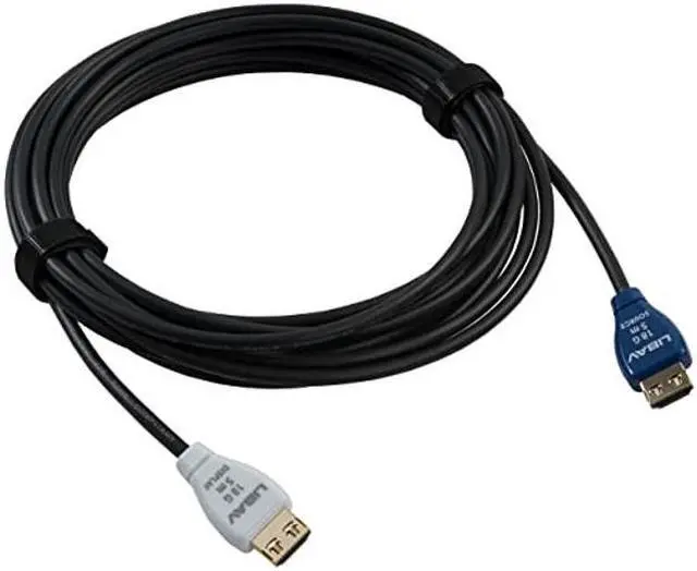 Alt view image 2 of 5 - Liberty Halo Active Optical Hybrid 18G Plenum Commercial Grade in-Wall Rated Series High Speed HDMI Cables 15 Meter (49Ft.)