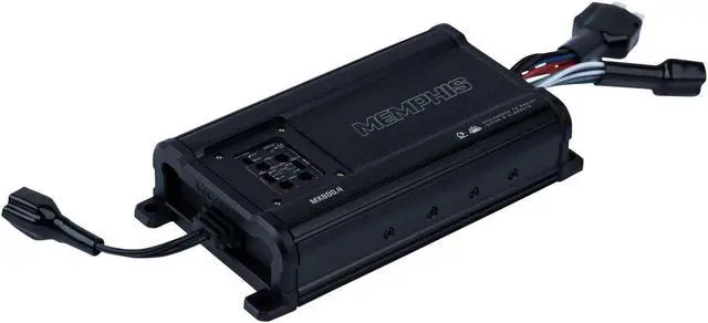 Alt view image 4 of 5 - Memphis Audio MX800.4 Powersports 800 Watts 4-Channel Amplifier