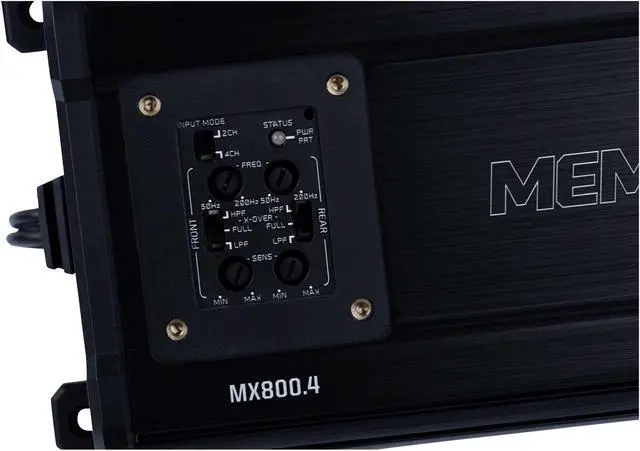 Alt view image 5 of 5 - Memphis Audio MX800.4 Powersports 800 Watts 4-Channel Amplifier