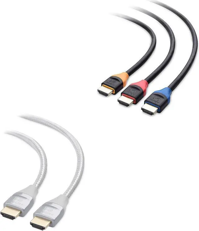 Main image of Cable Matters 3-Pack 48Gbps Ultra HD 8K HDMI Cable with 8K 120Hz Video and HDR Support for PS5, Xbox Series X/S, RTX3080 / 3090, RX 6800/6900, Apple TV, and More - 3m, 9.8 Feet & 1-Pack Premium Braide