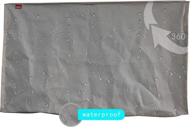 Alt view image 3 of 5 - acoveritt Outdoor 60"-65" TV Set Cover,Scratch Resistant Liner Protect LED Screen Best-Compatible with Standard Mounts and Stands (Beige)