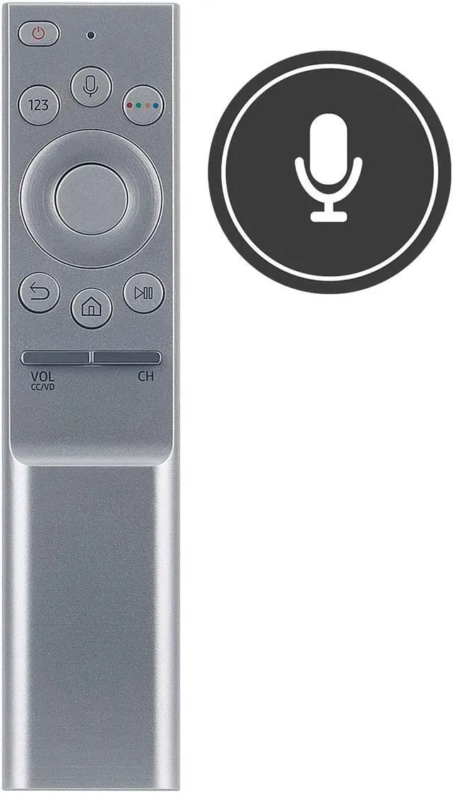 Alt view image 2 of 5 - BN59-01291A Replaced Voice Remote Control - ALLIMITY - fit for Samsung Smart QLED TV BN59-01291A Remote Control BN5901291A QN55Q7FAMF RMCRMM1AP1 QN49Q65FNFXZA QN65Q7FAMFXZA QN55Q8CAMFXZA
