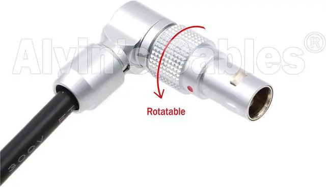 Alt view image 2 of 5 - Alvin's Cables Z CAM S6 Power Output Cable Ninja V DC Jack to 2 Pin Right Angle Upward