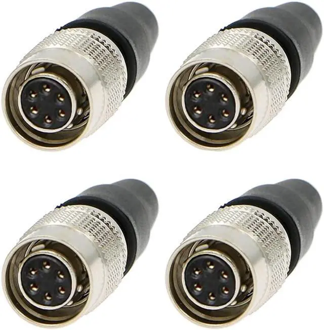 Main image of Alvins Hirose 6 Pin Female Connector HR10A-7P-6S Circular Plug for Basler GIGE AVT CCD Camera(6 Pin, Female, 4pcs)