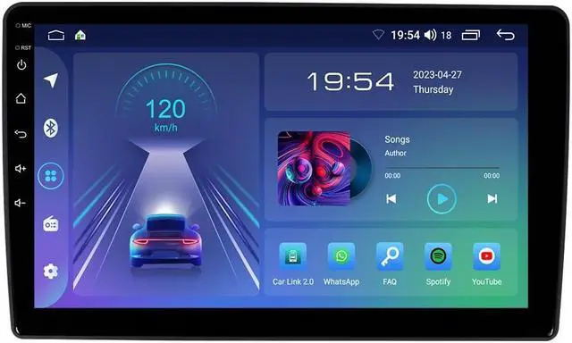 Main image of ASURE 10.1 inch Car Stereo Radio for Grand Cherokee 2005-2010 Chrysler 300,Dodge Ram 1500 2009-2012,Jeep Wrangler 2007-2017 GPS Navigation Unit with Wireless Carplay,Android Auto,1280x720 Video Player