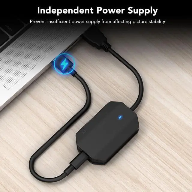 Alt view image 2 of 5 - HDMI Transmitter and Receiver 4K, HDMI 5G Display Extender, Extend The Second Screen, Mobile Synchronized Screen Player for PC Laptop Phone TV, Multi to One