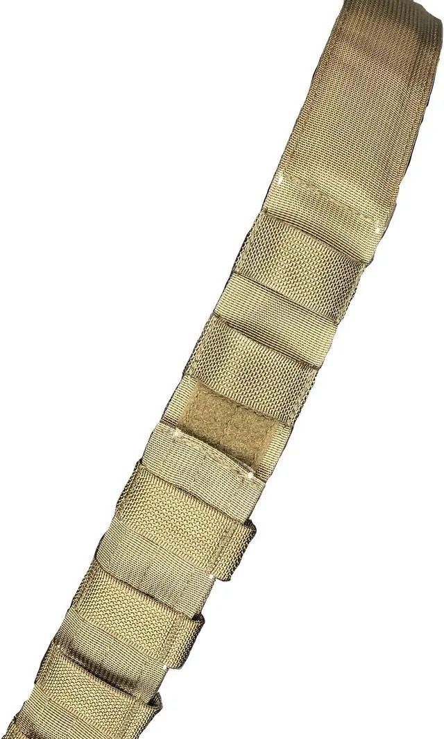 Main image of Atlas 46 Atkins Adjustable Over-The-Sholder Tactical, Police, First Responder, Firefighter Portable Walkie Talkie Two Way Radio Strap Holder - Coyote Brown