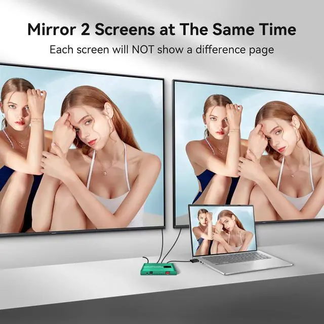 Alt view image 5 of 5 - HDMI Splitter 1 in 4 Out 4k 120hz ,1x4 HDMI Splitter, 8k HDMI 2.1 Splitter 1 in 4 Out , Adaptive EDID hue Light sync, Compatible with Xbox Series X, PS4 Pro, PS5, Blu-ray Player, PS4 Fire Stick HDTV.