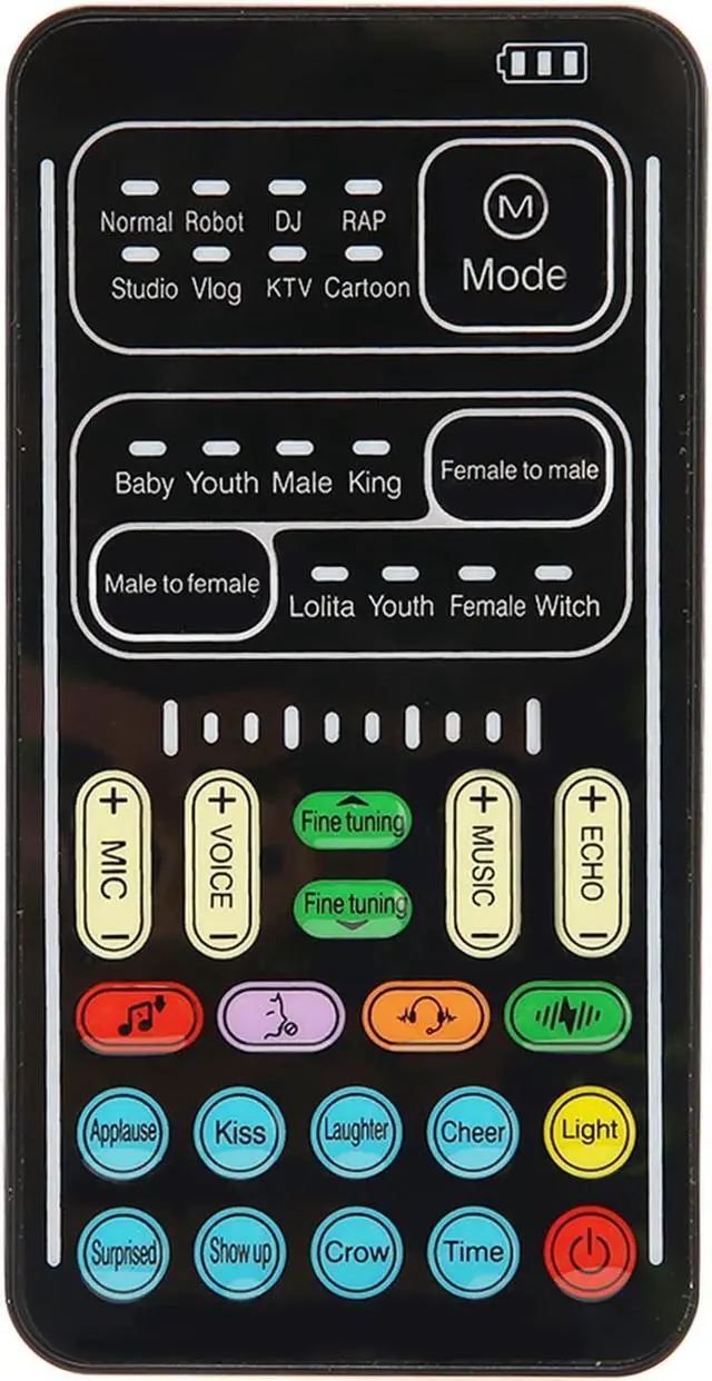 Main image of Dpofirs Mini Voice Changer Sound Card for Computers, Sound Converter with 8 Kinds of Sound Changes Suitable for Computers, Phones, Tablets and Gaming Device(I9 English Edition)