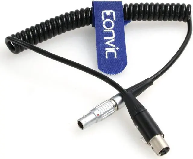 Alt view image 5 of 5 - Eonvic Tvlogic Power Cable 4 Pin Mini XLR to 0B 2 Pin ALEXA MINI Monitor Power Cable