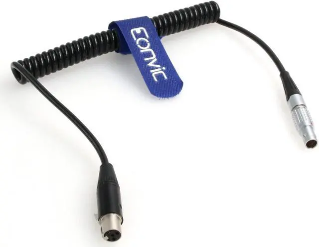 Alt view image 4 of 5 - Eonvic Tvlogic Power Cable 4 Pin Mini XLR to 0B 2 Pin ALEXA MINI Monitor Power Cable