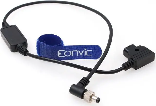 Alt view image 4 of 4 - Eonvic 12V 2.5A Output Power Cable for Blackmagic Design ATEM Mini switcher D-Tap to Locking 2.5mm DC Right Angle