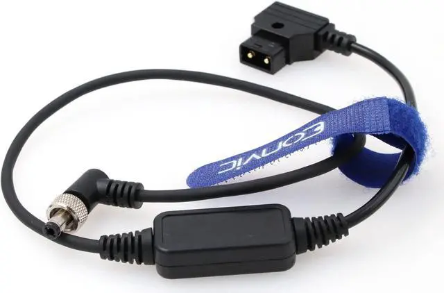 Alt view image 3 of 4 - Eonvic 12V 2.5A Output Power Cable for Blackmagic Design ATEM Mini switcher D-Tap to Locking 2.5mm DC Right Angle
