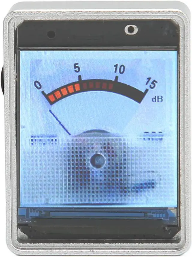 Main image of VU Meter, Voice Activated 1.3 Inch Display DC 5V VU Meter Level Amp 12 Kinds of Image Display for Amplifier