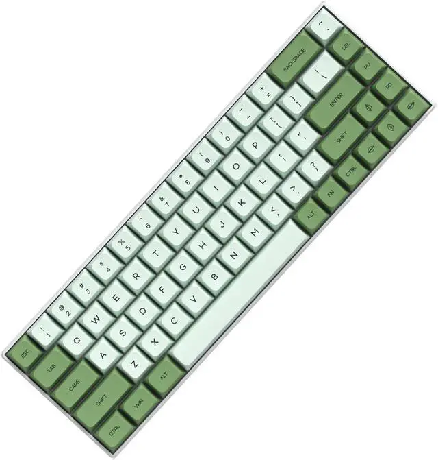 Alt view image 5 of 5 - iTastatur Matcha Keycaps PBT Dye-Sublimation XDA Profile English Custom Keycaps 60 Percent ANSI US Layout for 61 64 68 87 104 108 Mechanical Keyboard(Matcha)