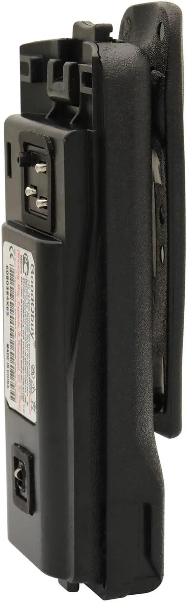 Alt view image 2 of 5 - GoodQbuy 2600mAh 7.2V Replacement Two-Way Radio Battery for Motorola Radios CP110 RDU2020 RDU4100 RDU4160d RDU4160 RDV2080D RDV5100 RLN6305B RLN6308B RLN6351B + Belt Clip