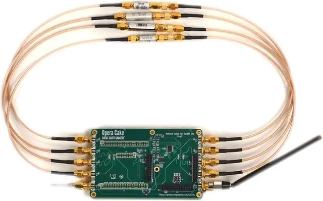 Alt view image 3 of 4 - Great Scott Gadgets' Opera Cake - Antenna Switching Add-On Board for HackRF One and Other Software Defined Radios