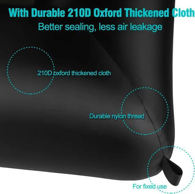 Alt view image 4 of 5 - GYUEM 22 feet Projector Screen - Inflatable Outdoor and Indoor Theater Movie Screens - includes Rope, Blower,Tent Stakes - Great for Outdoor Party Backyard Pool Fun