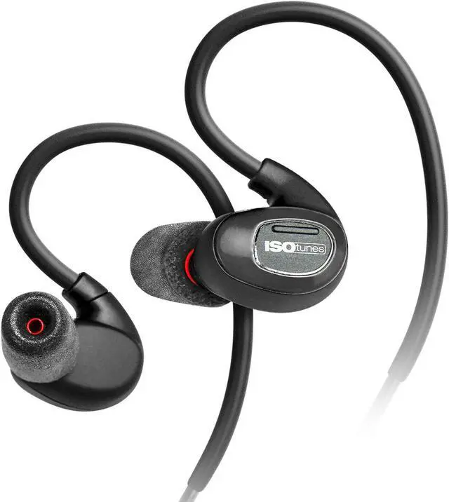 Alt view image 2 of 5 - ISOtunes PRO Bluetooth Earplug Headphones, 27 dB Noise Reduction Rating, 10 Hour Battery, Noise Cancelling Mic, OSHA Compliant Bluetooth Hearing Protector (Matte Black)