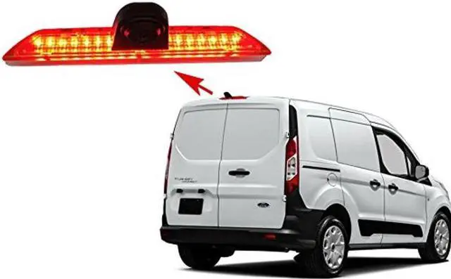 Alt view image 3 of 5 - HDMEU HD Car Third Roof Top Mount Brake Lamp Camera Brake Light Rear View Backup Camera for Transit ab 2014-2015 Ford Transit Tourneo Custom Jumbo Kasten V363 F150 F250 F350 V636 MK8 2012-2020